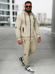Спортивний костюм чоловічій Бежева OZONEE O/LN11887