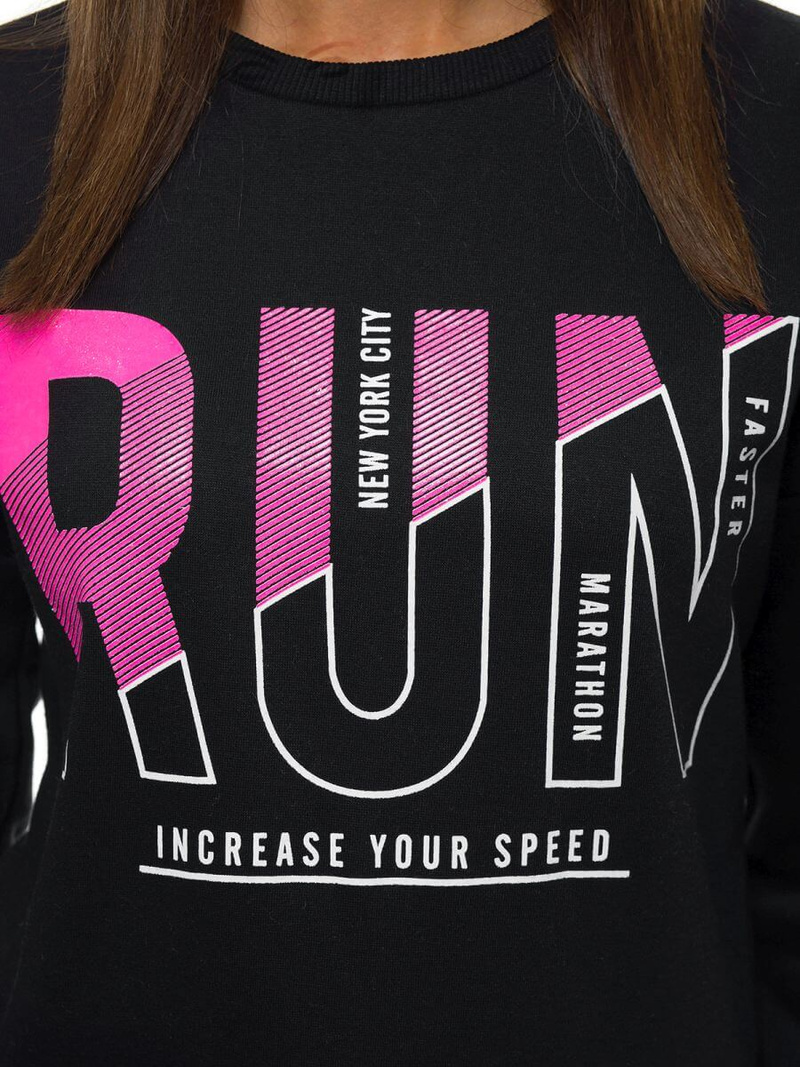 Bluza damska czarna OZONEE JS/B26006