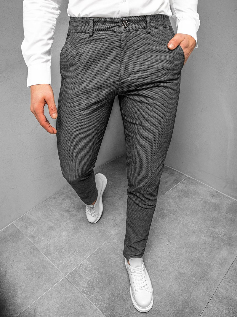 Штани чоловічі графіт OZONEE DJ/5534