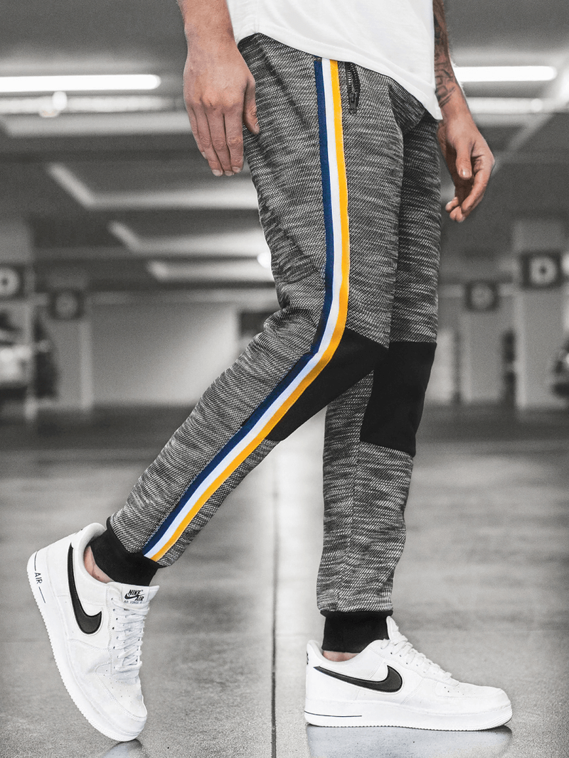 Spodnie dresowe męskie grafitowe OZONEE JS/K60015