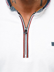 Футболка Поло Чоловіча Бiла OZONEE O/DA829