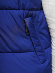 Стьобаний жіночий жилет cиня OZONEE JS/16M9112/184