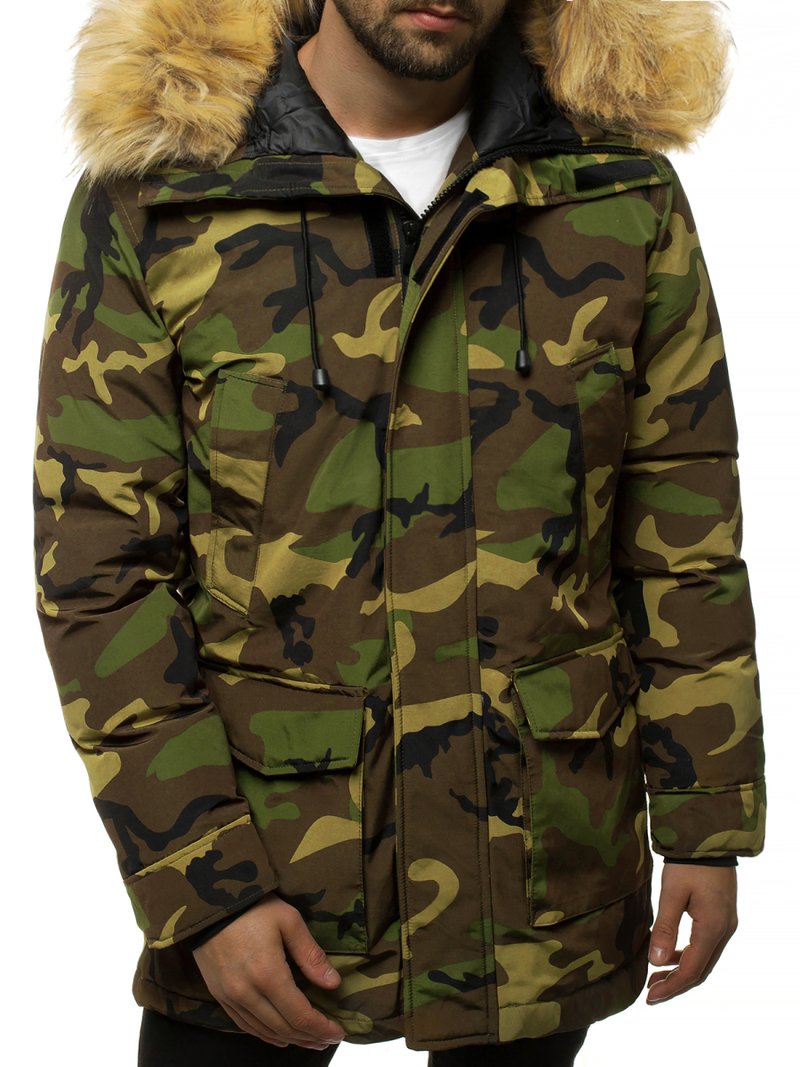 Куртка чоловіча Зелене-Камуфляжне OZONEE JB/JP1175