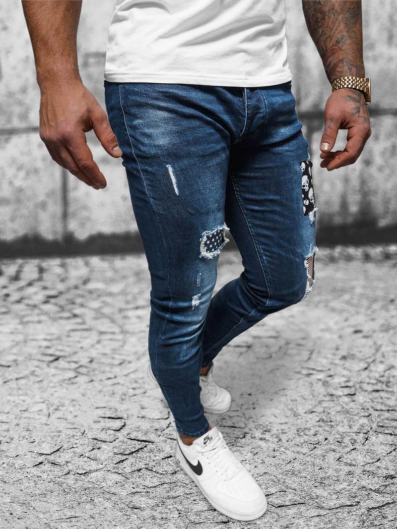 Чоловічі джинси tемно-синi OZONEE NB/MP0015BS