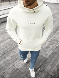 Bluza męska oversize ecru OZONEE B/20402106