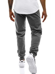 Spodnie dresowe męskie grafitowe OZONEE JS/JZ11011