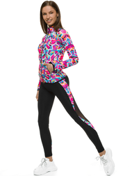 Komplet sportowy trzyczęściowy damski kolorowy OZONEE O/MS01