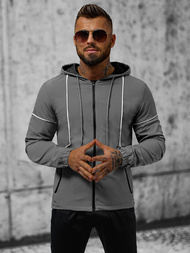 Kurtka przejściowa męska szara OZONEE JS/M10300