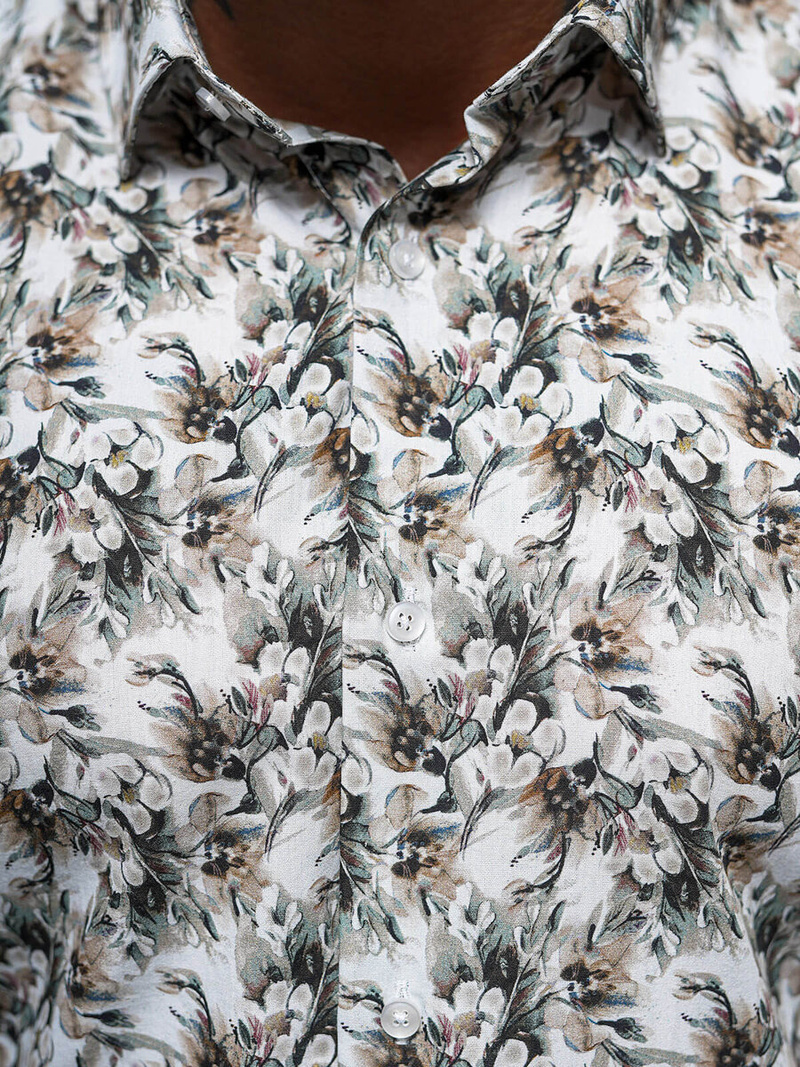 Koszula męska biała OZONEE O/V105