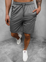 Spodenki dresowe męskie grafitowe OZONEE JS/68048/5