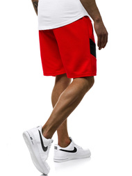 Spodenki męskie czerwone OZONEE JS/KS2515