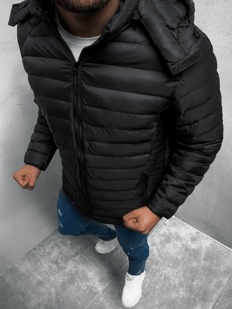 Куртка чоловіча чорна OZONEE JS/M13018/392