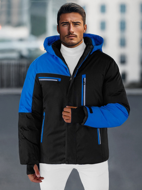 Kurtka zimowa męska niebieska OZONEE JS/91M9903/184Z