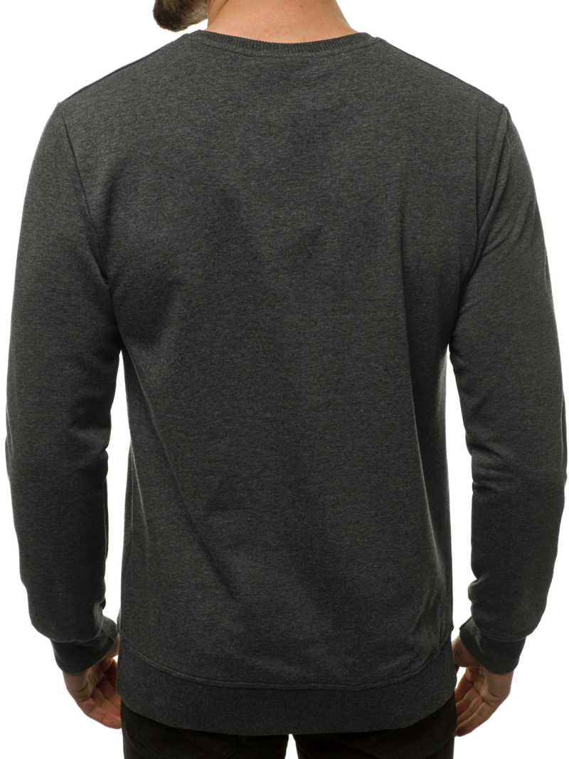 Толстовка чоловіча Темно-сіра OZONEE MACH/2105