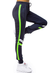 Spodnie dresowe damskie ciemno-granatowe OZONEE JS/JK88115/25