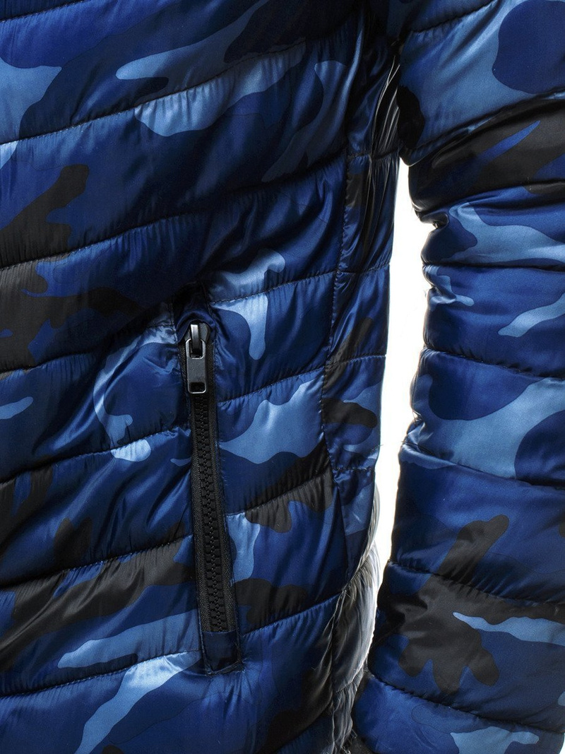 Kurtka męska przejściowa granatowa-moro OZONEE JS/SM80Z