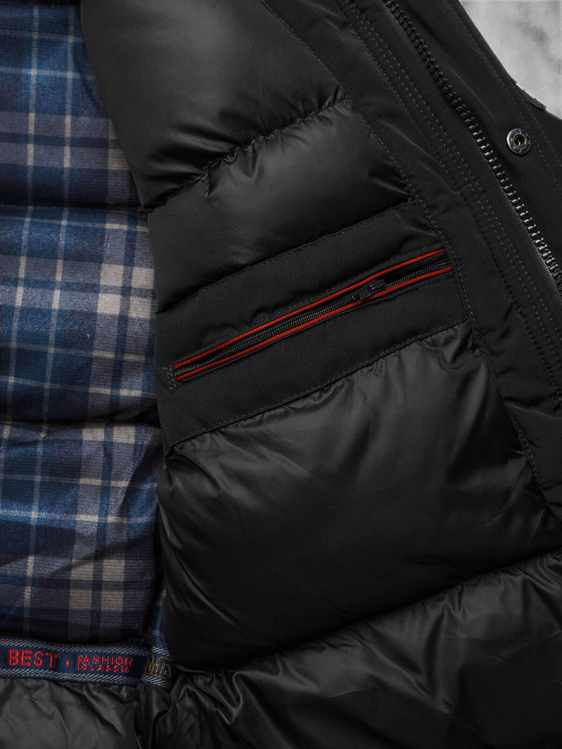 Куртка Чоловіча Чорна OZONEE JS/5M718/392