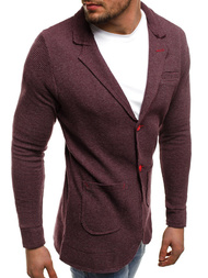 OZONEE MECH/2043 Пiджак чоловiчий Бордовий