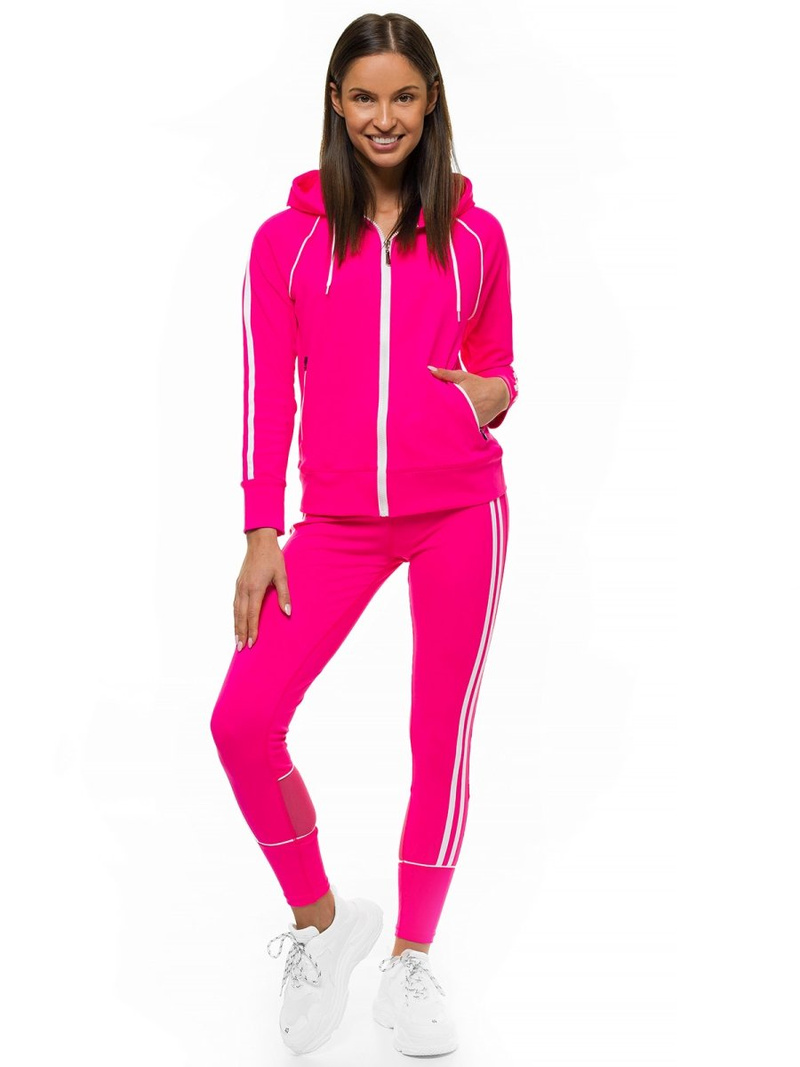 Жіночий спортивний костюм з двох частин Рожевий OZONEE JS/HD070/51