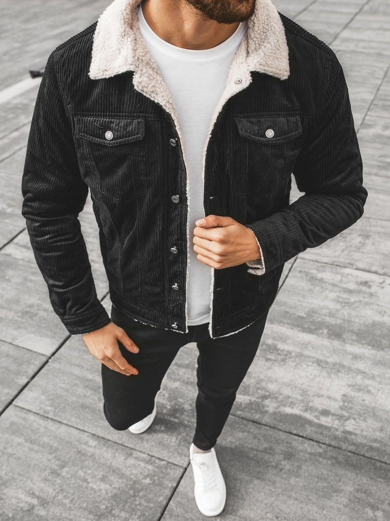 Куртка чоловіча Чорна OZONEE JB/JP1179/1Z