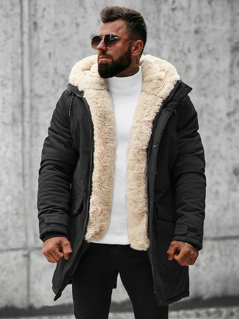 Куртка зимова чоловіча Чорна OZONEE JS/22M37/392