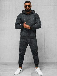 Komplet dresowy męski czarny OZONEE JS/27C6503/3