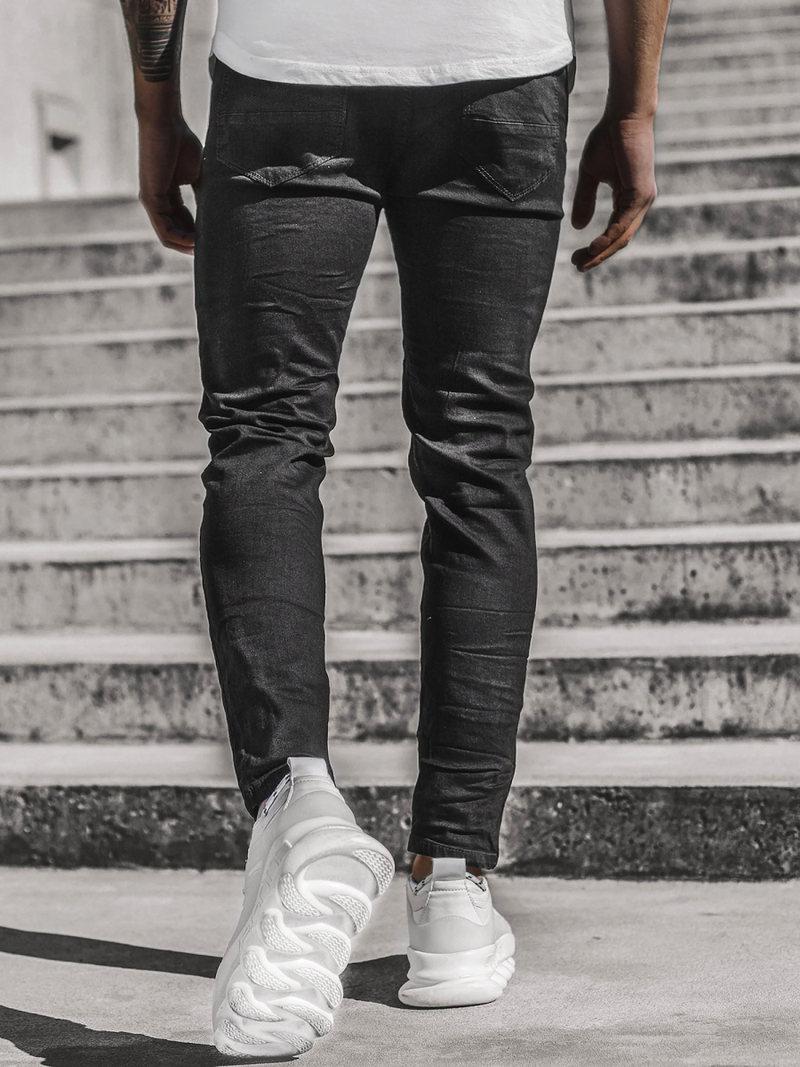 Джинси чоловічі Чорнi OZONEE T/82008