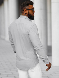 Koszula męska szara OZONEE O/V118