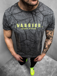 T-Shirt męski grafitowy OZONEE JS/SS10935Z