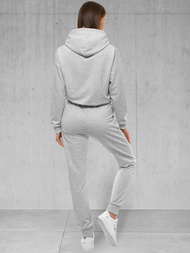 Жіночий спортивний костюм з двох частин Яскраво-Сiрий OZONEE O/12109