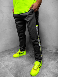 Spodnie dresowe męskie grafitowe OZONEE JS/AM109Z