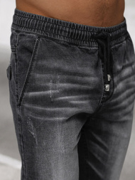 Чоловічі джинси джоггери чорнi OZONEE NB/MP0135N