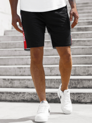 Spodenki męskie czarne OZONEE JS/KS2501