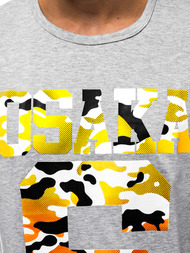 T-Shirt męski szary OZONEE JS/KS1958Z