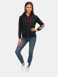 Жіноча Толстовка Чорна OZONEE JS/B26046