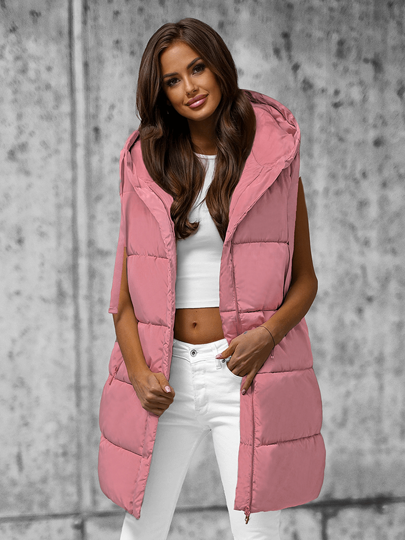 Стьобаний жіночий жилет макіяж OZONEE O/81266Z