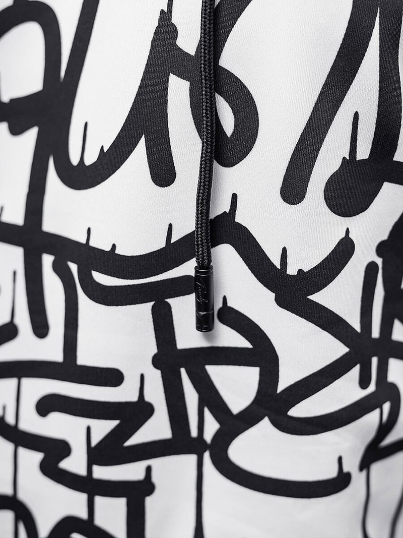 Bluza z kapturem męska biała OZONEE JS/8B1151/1