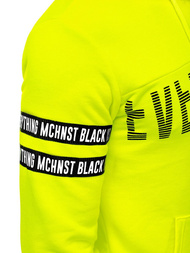 Толстовка з капюшоном чоловіча Жовта-неон OZONEE MACH/3123