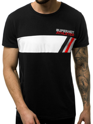 T-Shirt męski czarny OZONEE JS/KS1957