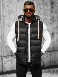 Безрукавка чоловіча чорна OZONEE JS/58M13078/392