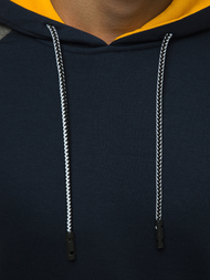 Толстовка з капюшоном чоловіча Темно-Синя OZONEE JS/KS2236