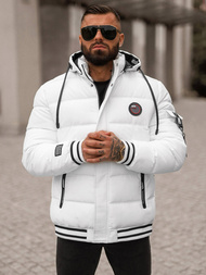 Kurtka męska pikowana biała OZONEE JS/57M7501/281Z