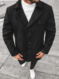 Płaszcz męski czarny OZONEE N/5922Z 