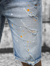 Шорти джинові чоловічі Яскраво-Синi OZONEE NB/MP0263BC