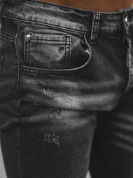 Чоловічі джинси Чорнi OZONEE NB/MP0126N