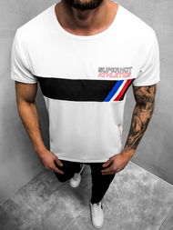 T-Shirt męski biały OZONEE JS/KS1957Z