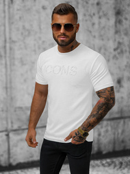 T-Shirt męski biały OZONEE O/JW533B