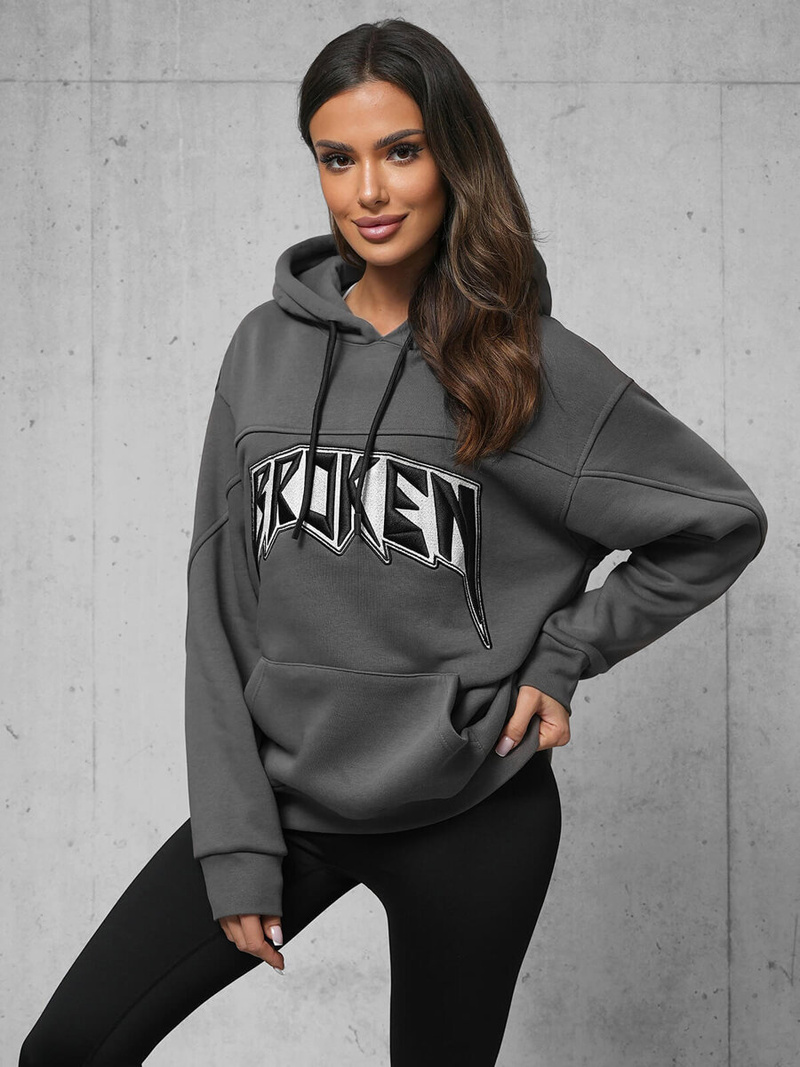 Толстовка графіт OZONEE O/SWE23019Z