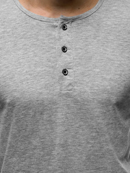 Longsleeve męski szary OZONEE O/1114