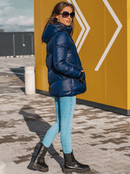 Kurtka zimowa damska granatowa OZONEE JS/M23065/1